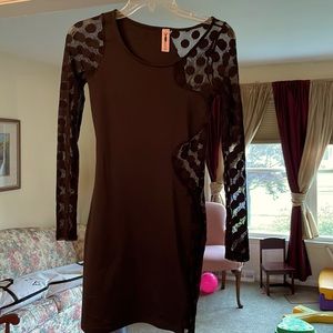 Polka dress Lace dress